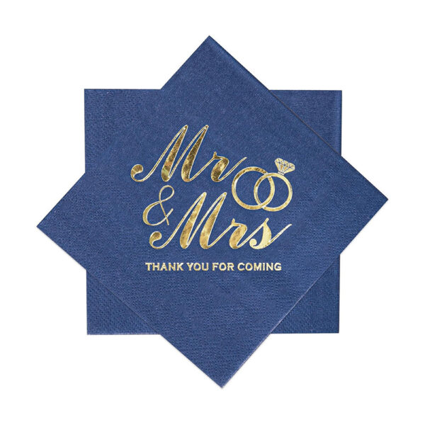 Colored napkins