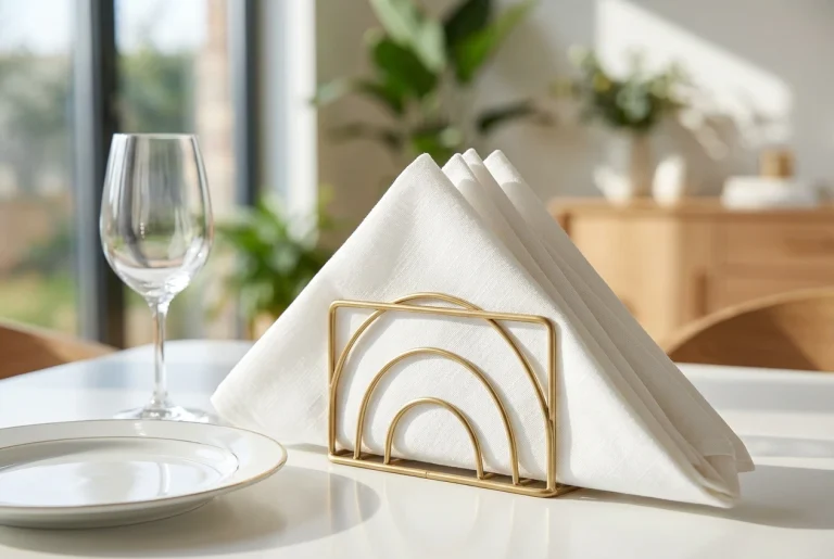 Soft napkins and elegant dining paper help guests enjoy every meal